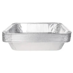 5 barquettes rectangulaires aluminium GN 1/2 - Fiesta