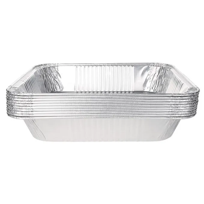 5 barquettes rectangulaires aluminium GN 1/2 - Fiesta