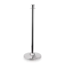 Barrière poteau tête cylindrique en Acier Inoxydable H 950 mm Ø 320 mm - Lot de 2 - Was Germany