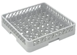 Base Casier de Lavage pour Assiettes 500 x 500 x 100mm - Gris - Matériel CHR Pro