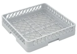 Base Casier de Lavage pour couverts 500 x 500 x 100mm - Gris - Matériel CHR Pro