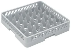 Base 36 Compartiments 500 x 500 x 100mm - Casier de Lavage pour verres - Gris - Matériel CHR Pro