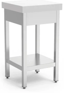 Billot de Boucher en Polyéthylène Blanc et Inox Modèle Advanced - Fricosmos