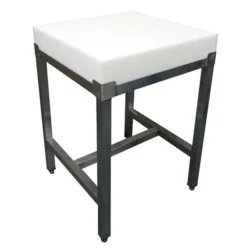 BILLOT POLY 600X600X100 MM SUR PIETEMENT INOX-L2G
