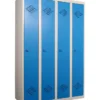Bloc 4 Vestiaires Soudés Industrie Propre - L 1200 mm