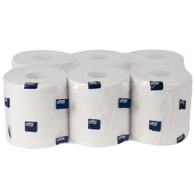 Bobines de Papier d'Essuyage pour Distributeur à Dévidage Central - Lot de 6 - Tork - CL128