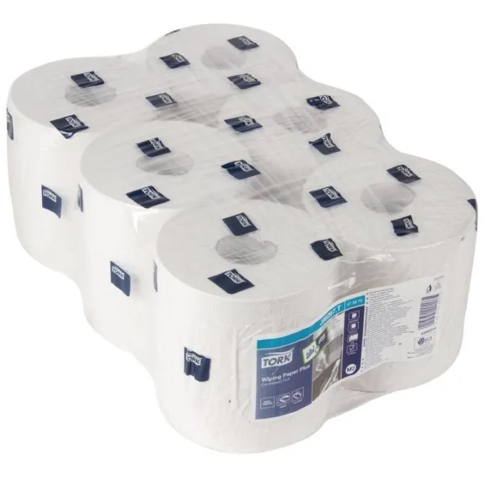 Bobines de Papier d'Essuyage pour Distributeur à Dévidage Central - Lot de 6 - Tork - CL128