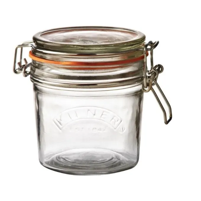 Bocal à conserves avec clip en verre - Kilner 350 ml
