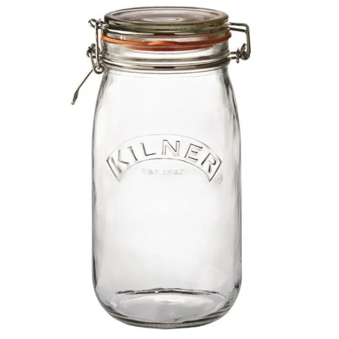 Bocal en Verre pour Conserves avec Clip - 1.5L - Kilner