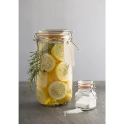 Bocal pour conserves en verre avec clip - Kilner 3 L