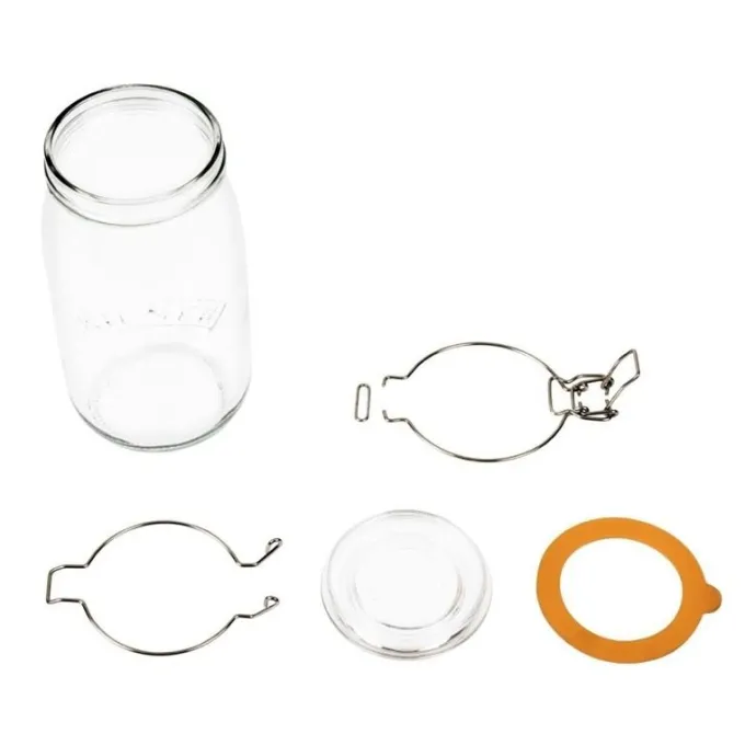 Bocal pour conserves en verre avec clip - Kilner 3 L