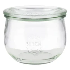 Bocaux en Verre Tulipe avec Couvercle Weck 580 mL - Lot de 6 - APS