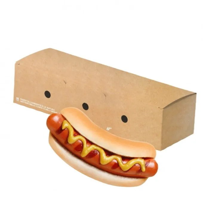 Boite Bio Hot-Dog 23x7x5cm - Lot de 500 - SDG