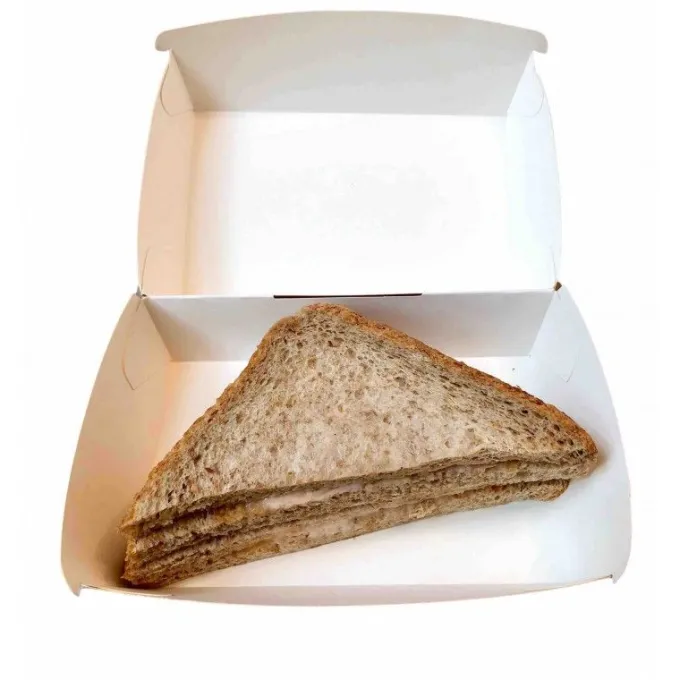 Boite Bio Rectangulaire à Hamburger - Lot de 50 - SDG