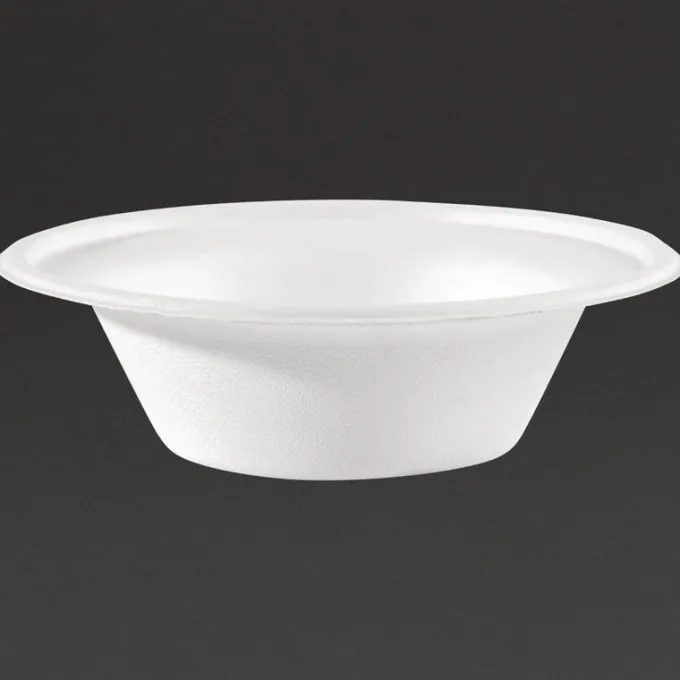 Bol en Bagasse Compostable 300 ml - Lot de 50 - Fiesta Green