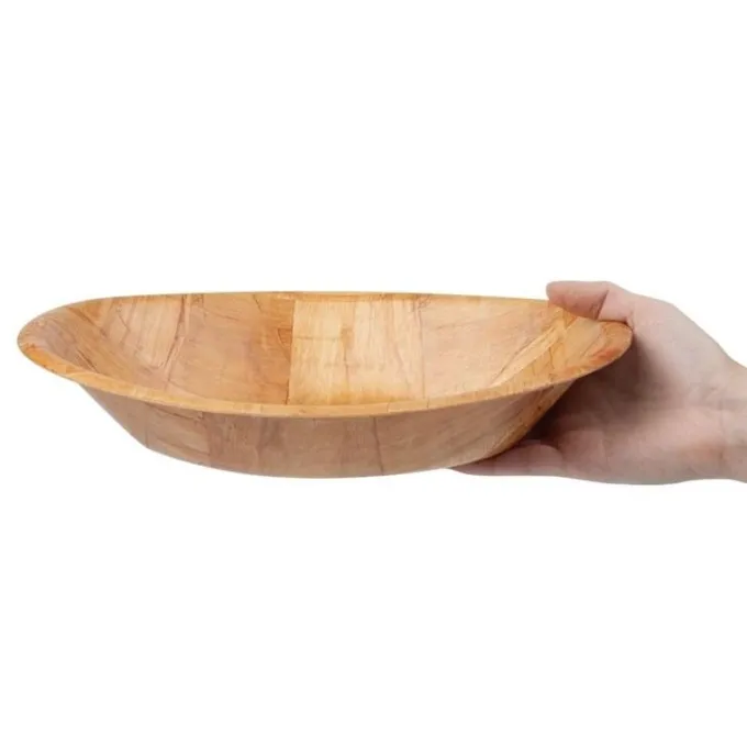 Bol ovale en bois grand