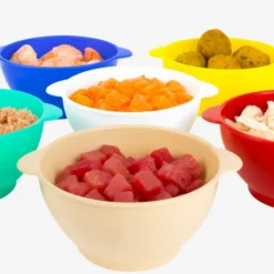 Bols avec anses 50 cl - lot de 6 - couleurs HACCP - Gilac