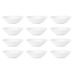 Bols à céréales en porcelaine blanche 153 mm Athena - Vendus par 12