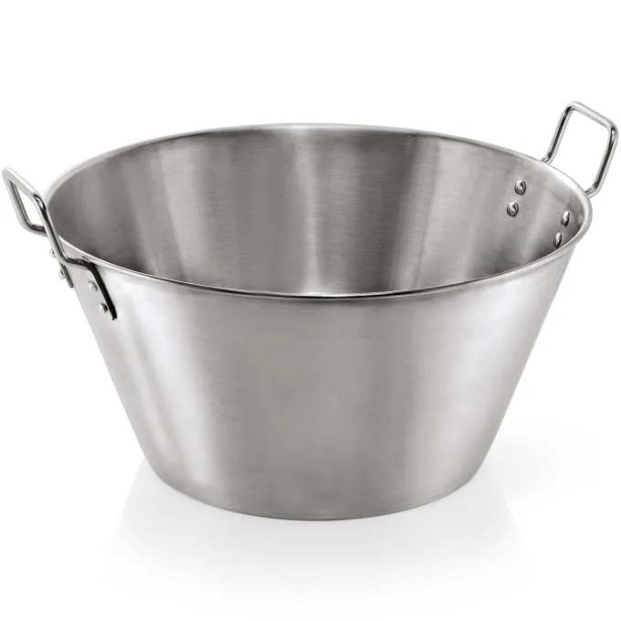 Bols en Acier au nickel-chrome 30 L H 255 mm Ø 500 mm - Was Germany