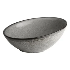 Bols Inclinés pour Bar Restaurant Porcelaine 215 mm - Lot de 6 - Olympia Mineral
