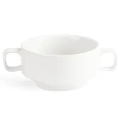Bol à Soupe avec Anses Blancs 115mm - Boite de 6 - Olympia
