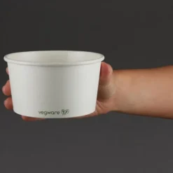 Bol à Soupe ou Glace Compostable 110 ml Série 90 - Vegware Lot de 1000