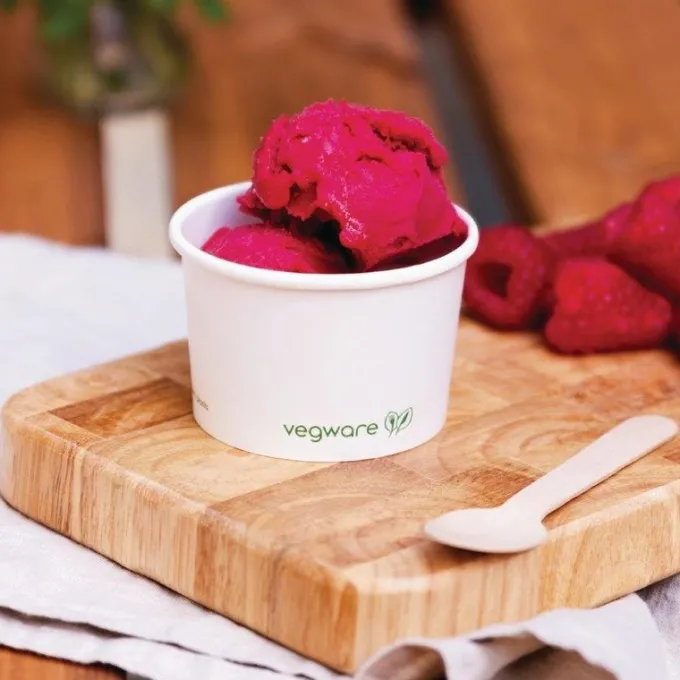 Bol à Soupe ou Glace Compostable 110 ml Série 90 - Vegware Lot de 1000