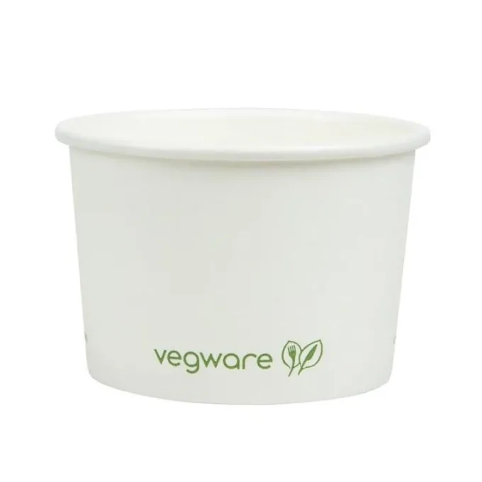 Bol à Soupe ou Glace Compostable 110 ml Série 90 - Vegware Lot de 1000