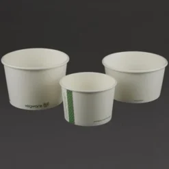 Bol à Soupe ou Glace Compostable 110 ml Série 90 - Vegware Lot de 1000