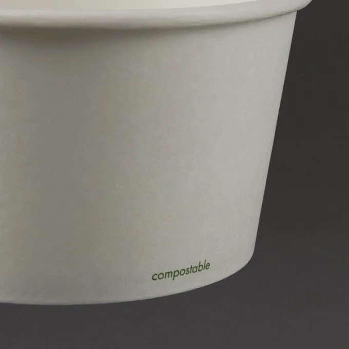Bol à Soupe ou Glace Compostable 110 ml Série 90 - Vegware Lot de 1000