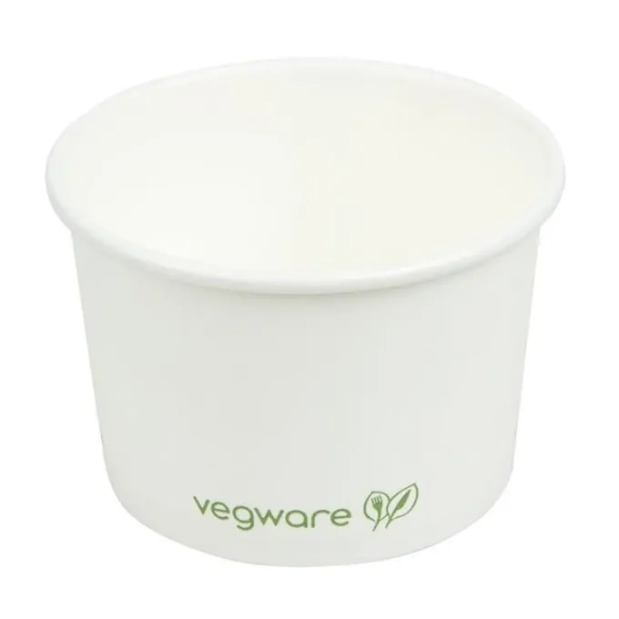 Bol à Soupe ou Glace Compostable 110 ml Série 90 - Vegware Lot de 1000