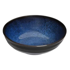Bols Plats Luna Bleu Nuit 160 mm - Lot de 6 - Olympia