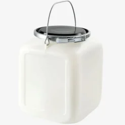 Bonbonne 20 L + genouillère métal + couvercle - blanc - Gilac