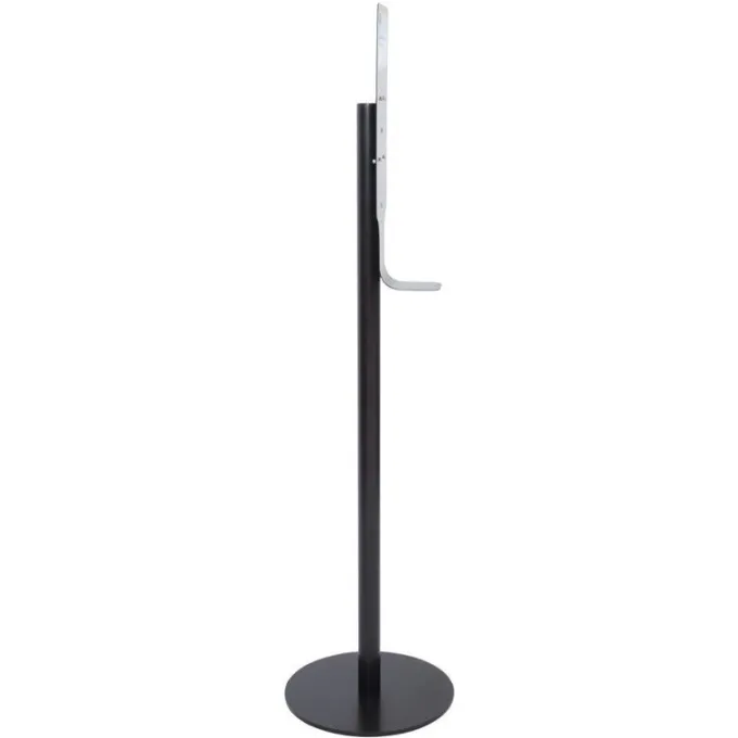 Borne d'Hygiène Noire avec Support - Rubbermaid