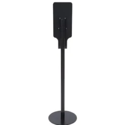 Borne d'Hygiène Noire avec Support - Rubbermaid