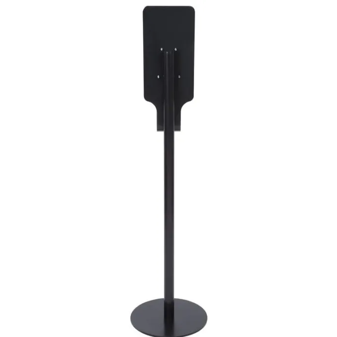 Borne d'Hygiène Noire avec Support - Rubbermaid