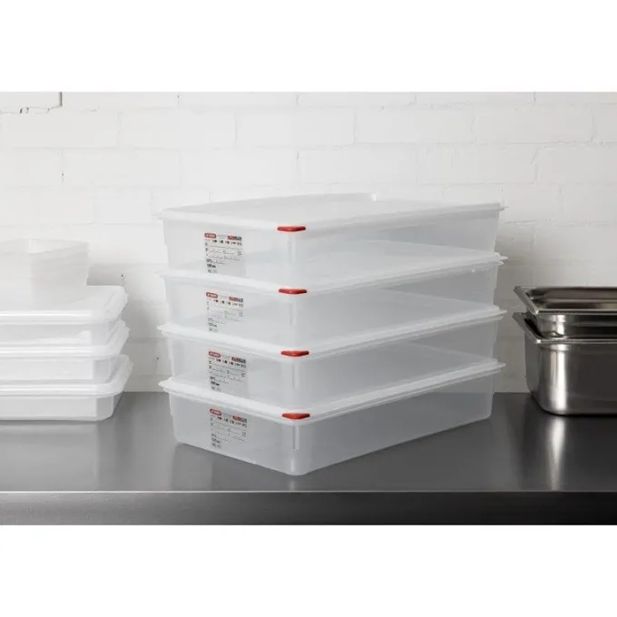 Boîte alimentaire avec couvercle GN 1 /1 - Araven 13,7 L - Lot de 4