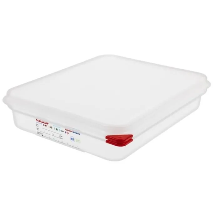 Boîte alimentaire avec couvercle GN 1/2 - Araven 4 L- Lot de 4