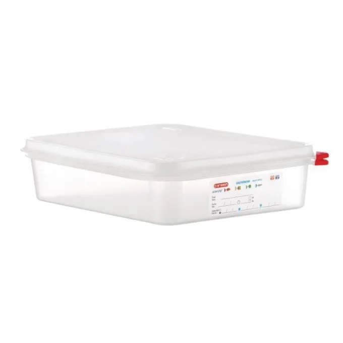 Boîte alimentaire avec couvercle GN 1/2 - Araven 4 L- Lot de 4