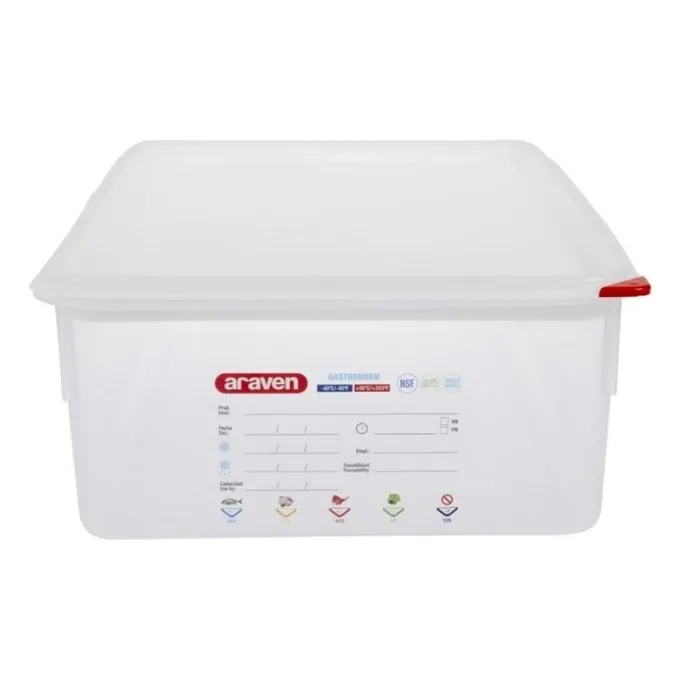Boîte Alimentaire GN 1/1 - Araven 21 L - Lot de 4 pièces