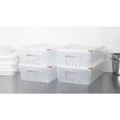 Boîte Alimentaire GN 1/1 - Araven 21 L - Lot de 4 pièces