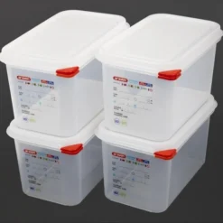 Boîte alimentaire 4,3 L - Araven GN 1/4 - Lot de 4