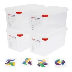 Boîte Alimentaire 6 L GN 1/3 - Carton de 4 - Araven