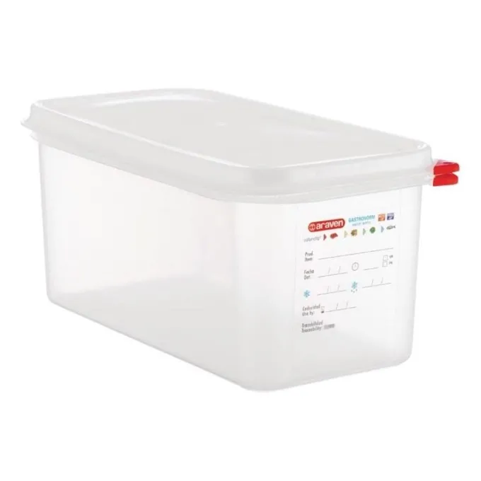 Boîte Alimentaire 6 L GN 1/3 - Carton de 4 - Araven