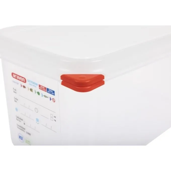 Boîte Alimentaire 6 L GN 1/3 - Carton de 4 - Araven