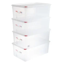 Boîte alimentaire 27,5 L GN 1/1 - Lot de 4 pièces - Araven
