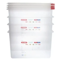 Boîte alimentaire 27,5 L GN 1/1 - Lot de 4 pièces - Araven