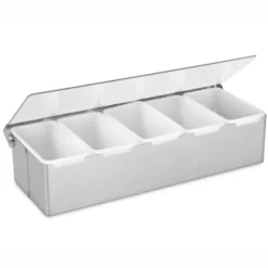Boîte à Condiments en Inox 6 Compartiments - Pujadas
