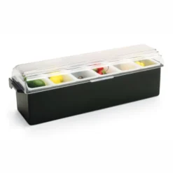 Boîte à Condiments Plastique 4 Compartiments - Pujadas