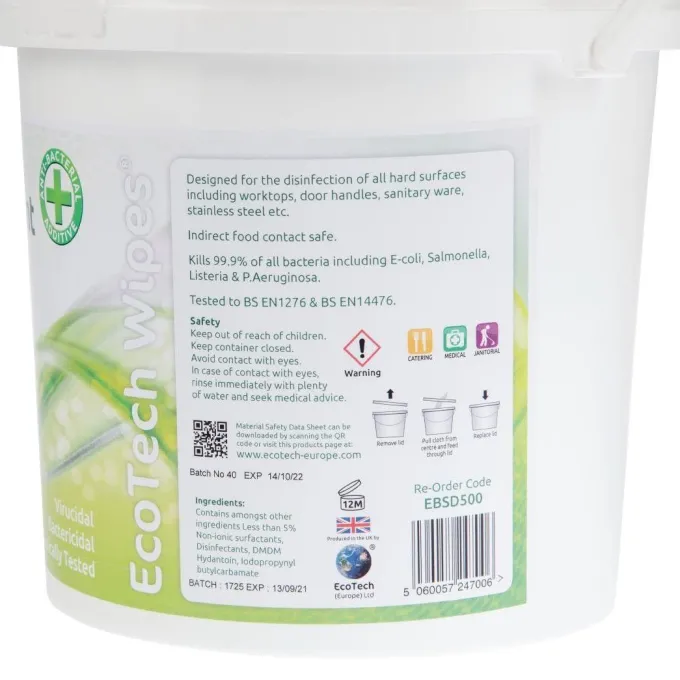 Boîte de Lingettes Désinfectantes de Surface - 500 Lingettes